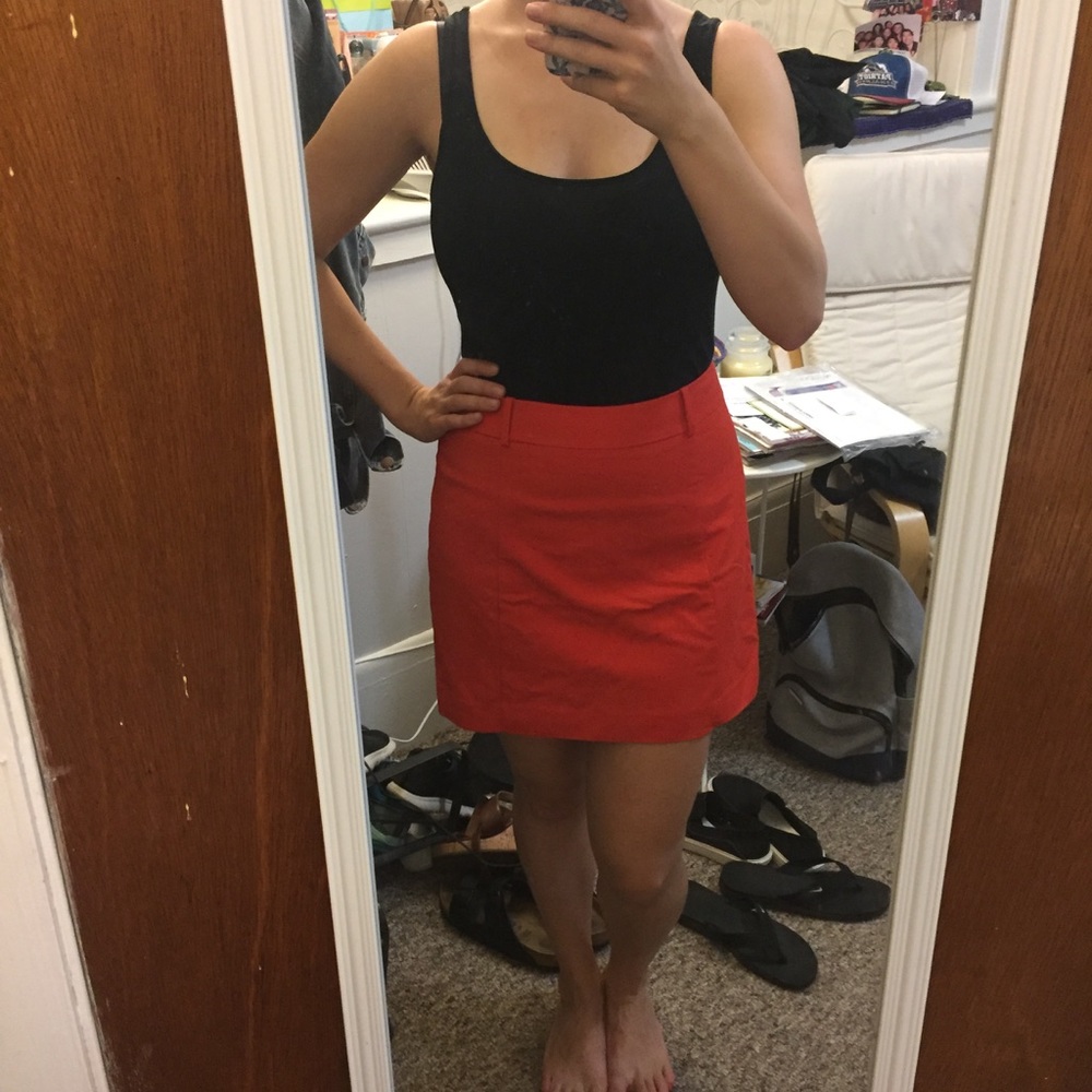 Express Mini skirt with belt loops size 8